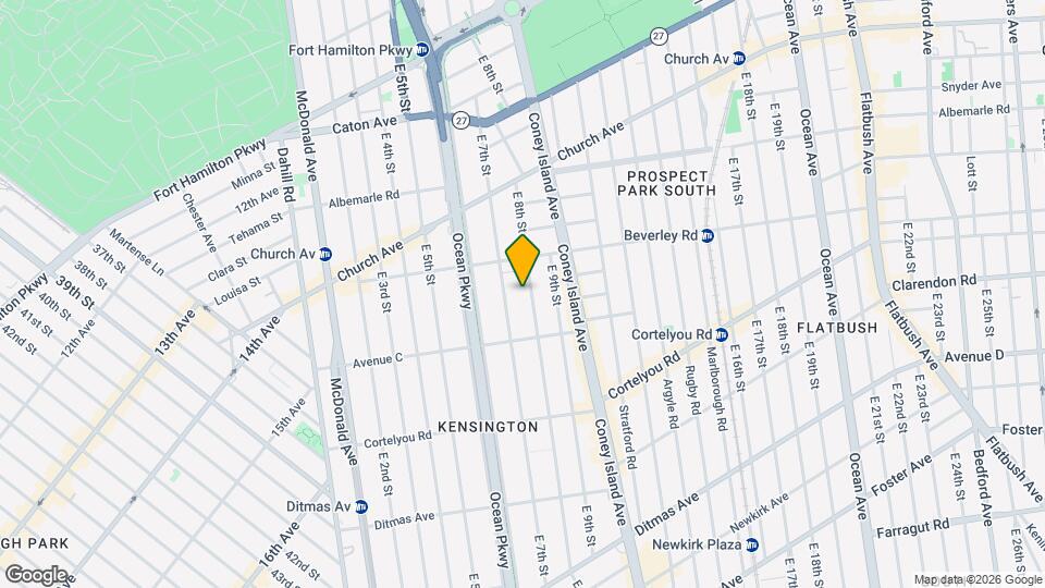 308 E 8th St Map and Location Details