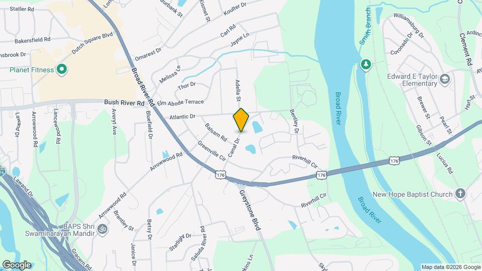 1520 Canal Dr Map and Location Details