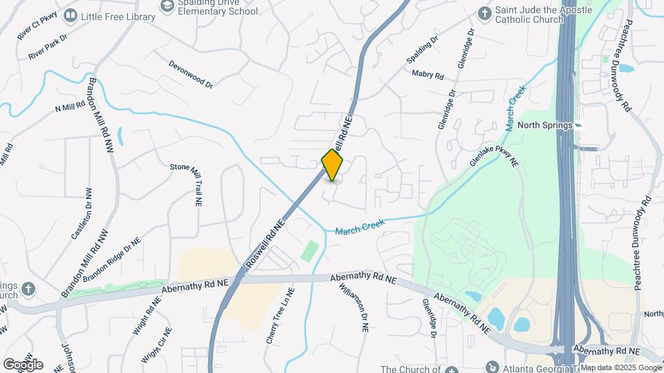 6851 Roswell Rd Mapa y Detalles de la Ubicación