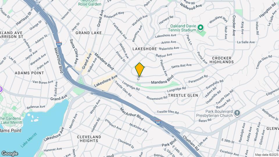 621 Calmar Ave Map and Location Details