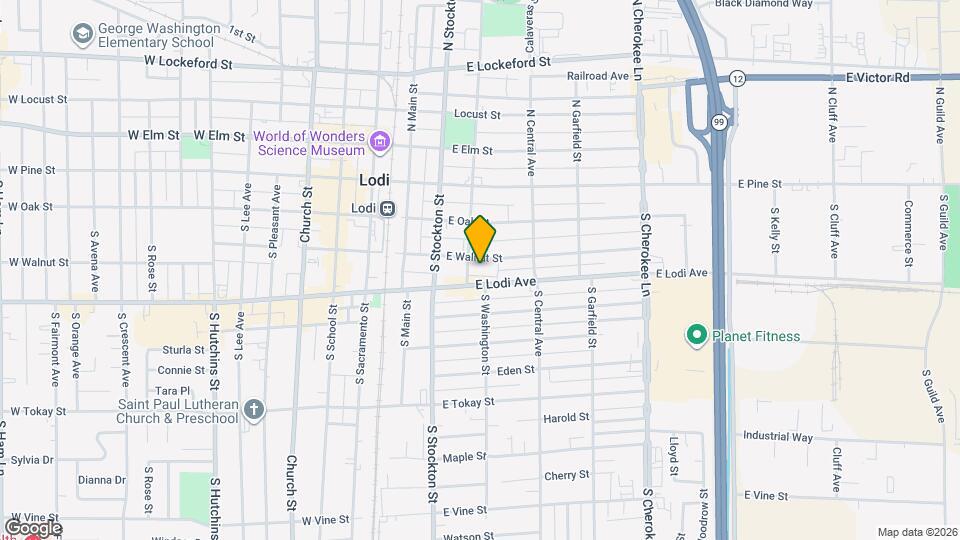 308 E Walnut St Map and Location Details