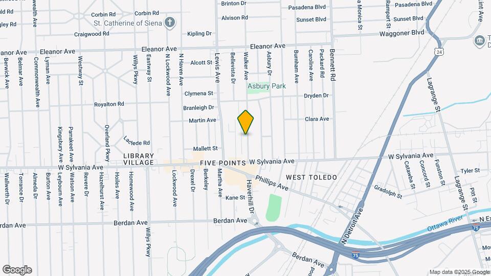 4051 Walker Ave Map and Location Details