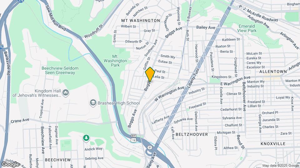 625 Boggs Ave Map and Location Details