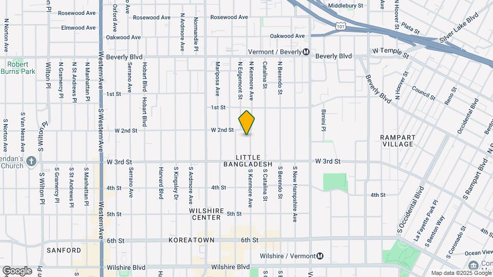 211 S Kenmore Ave Map and Location Details