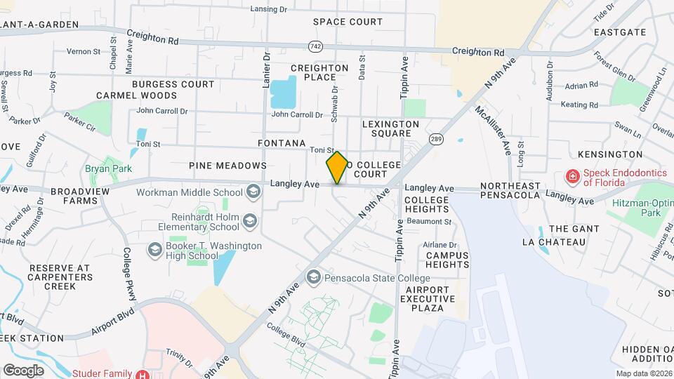 2105 Langley Ave Map and Location Details