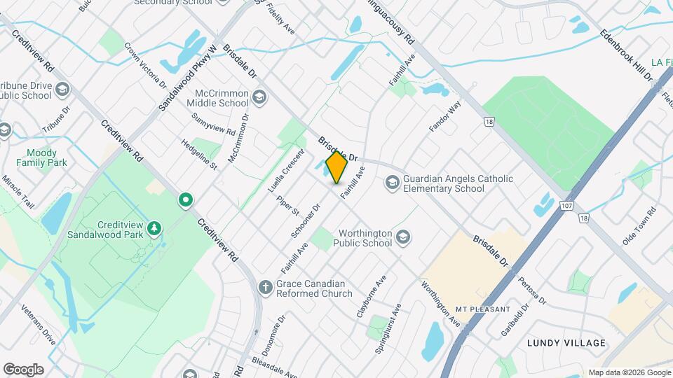 127 Worthington Ave Map and Location Details