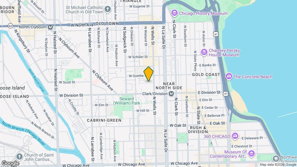 215 W Scott St Mapa y Detalles de la Ubicación