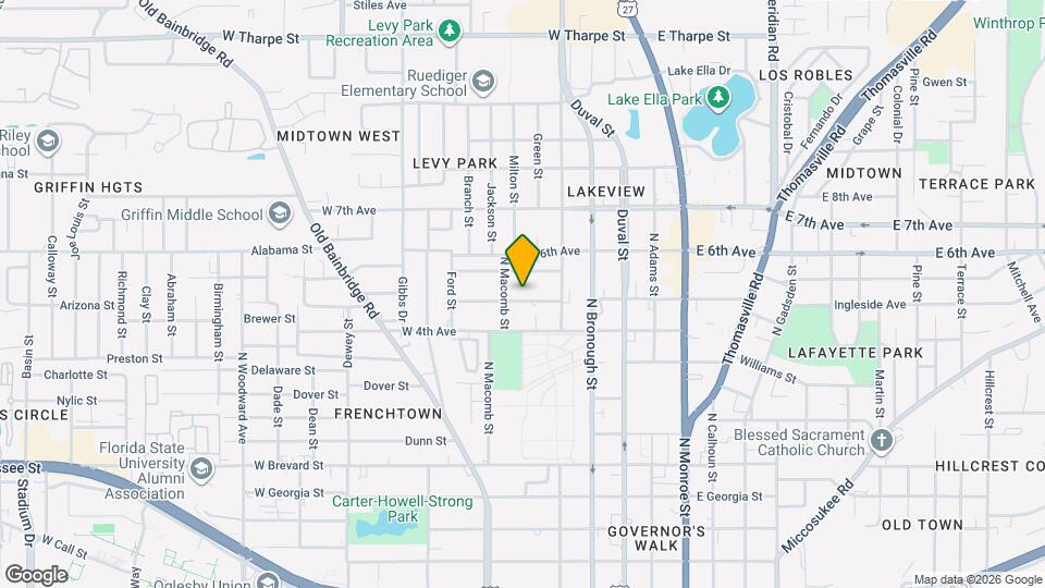 430 W 5th Ave Map and Location Details