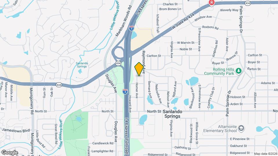 441 Homer Ave Map and Location Details