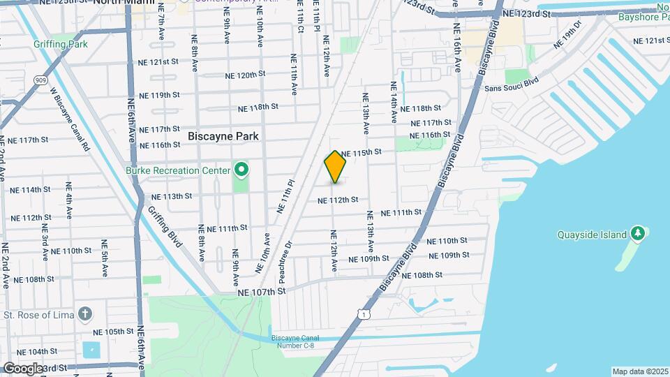 11231 NE 12th Ave Mapa y Detalles de la Ubicación