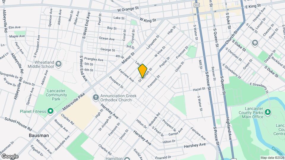 742 St Joseph St Mapa y Detalles de la Ubicación