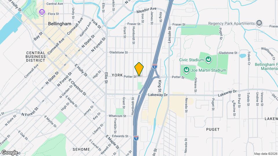 614 Potter St Map and Location Details