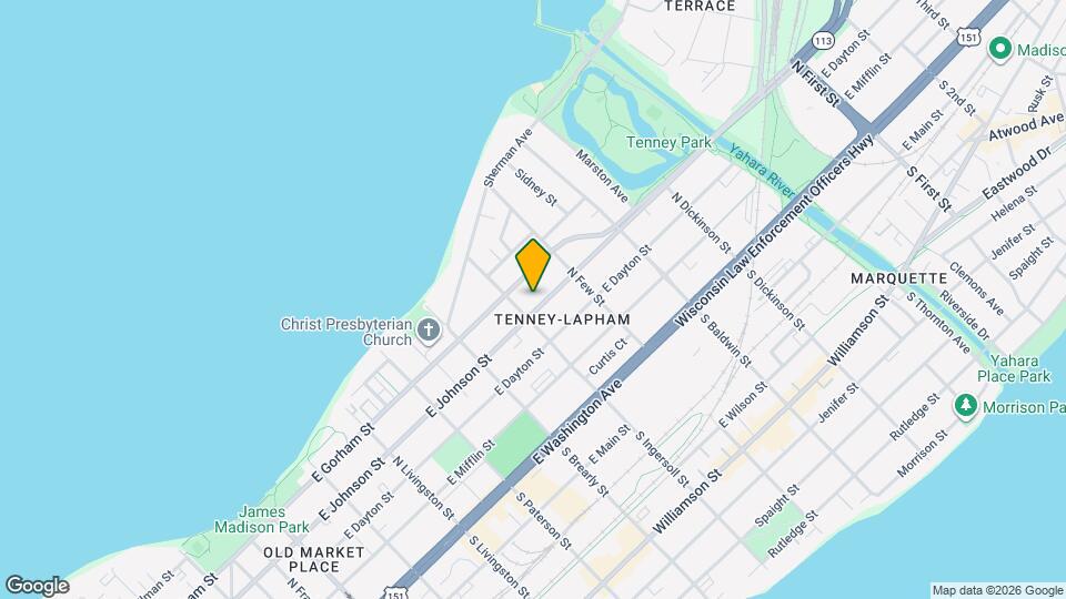 1108 E Johnson St Map and Location Details