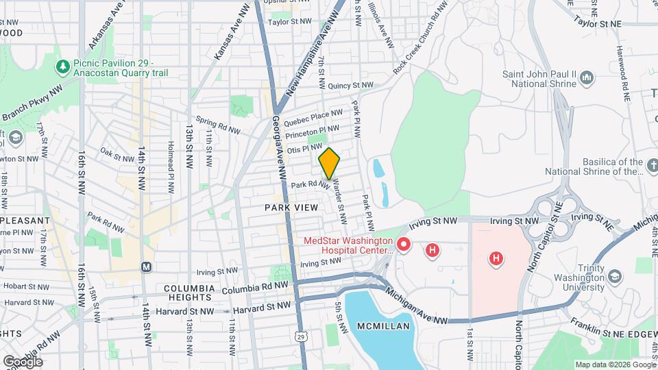 547 Park Rd NW Map and Location Details