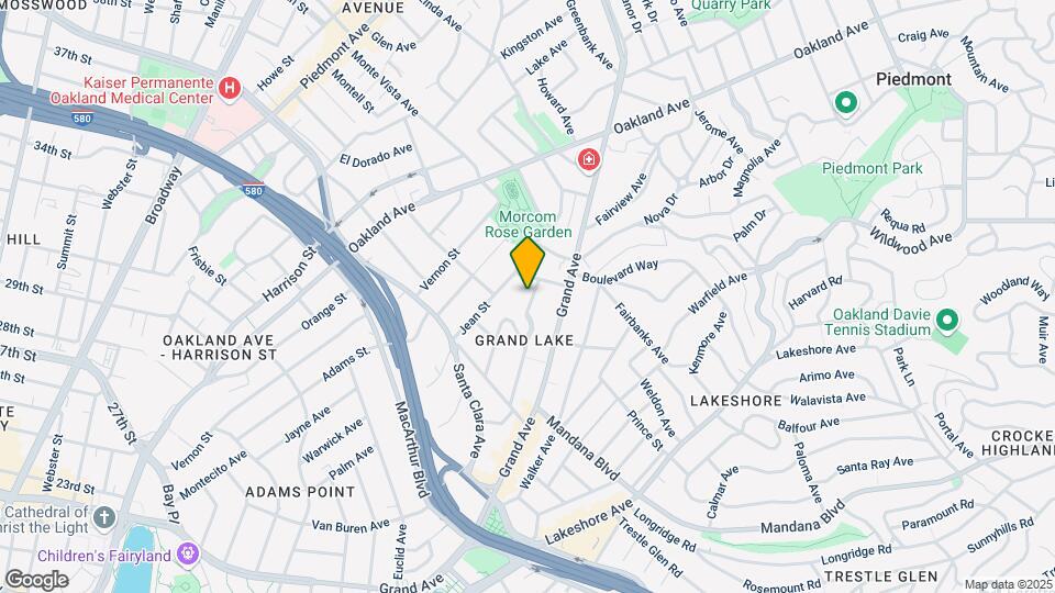 637 Valle Vista Ave Mapa y Detalles de la Ubicación