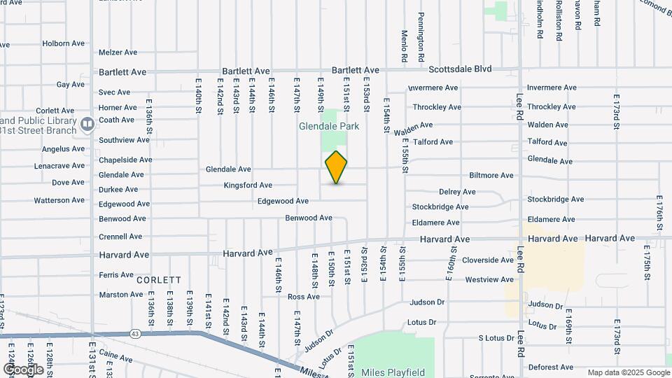 15002 Kingsford Ave Map and Location Details