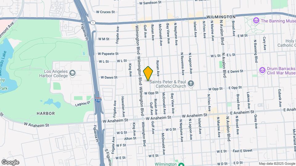 1041-1045 Gulf Ave Map and Location Details