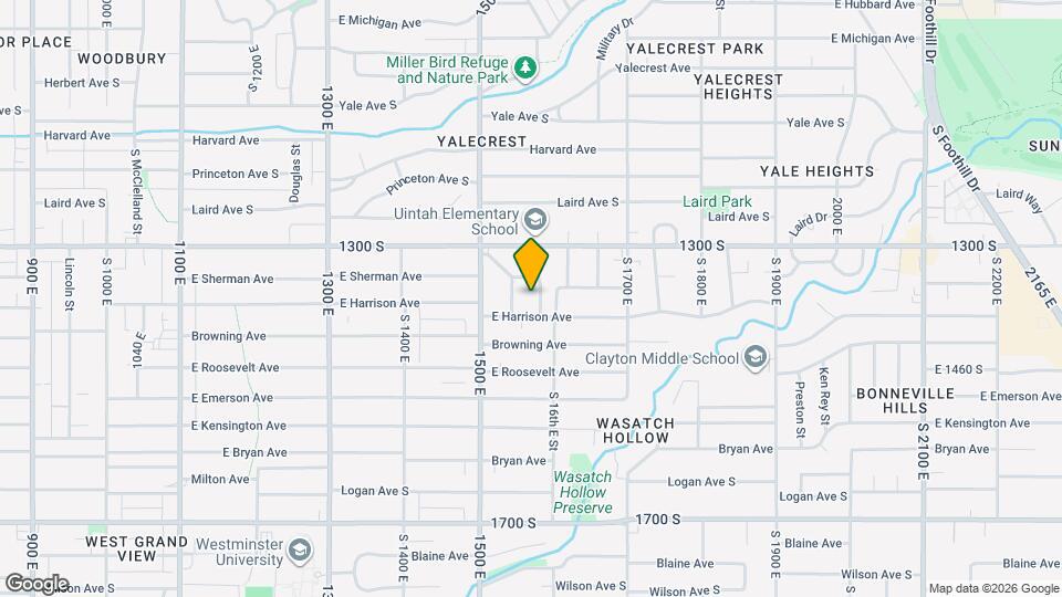 1366 Glenmare St Map and Location Details