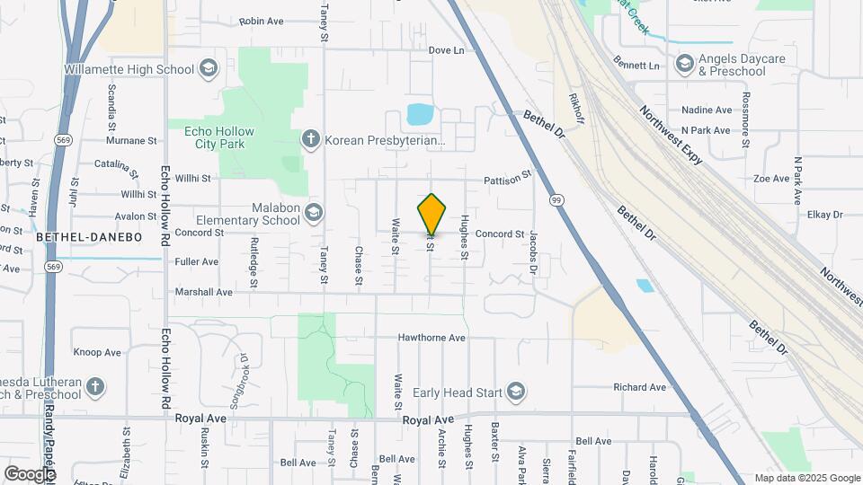 1292 Taft St Map and Location Details