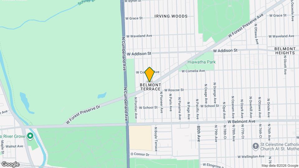 8244 W Forest Preserve Ave Map and Location Details