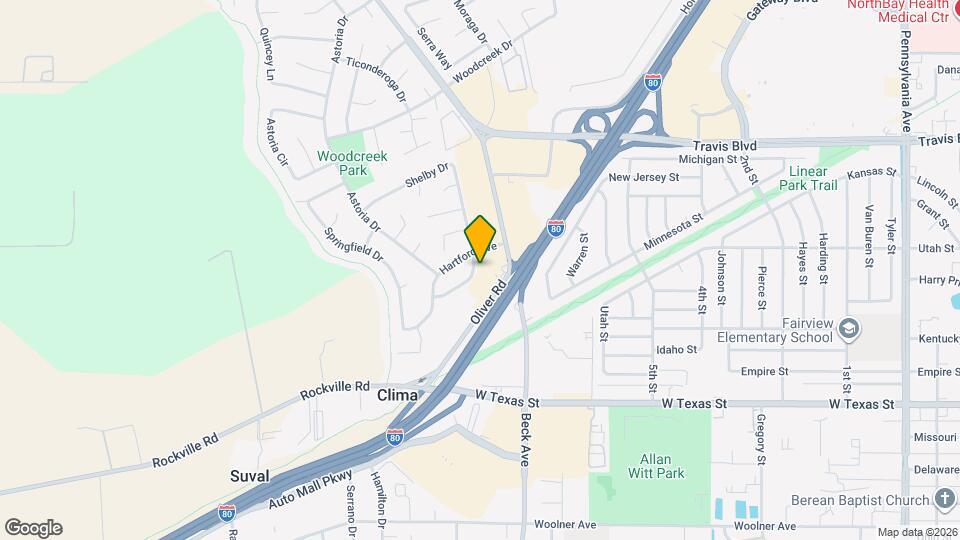 1266 Hartford Cir Map and Location Details