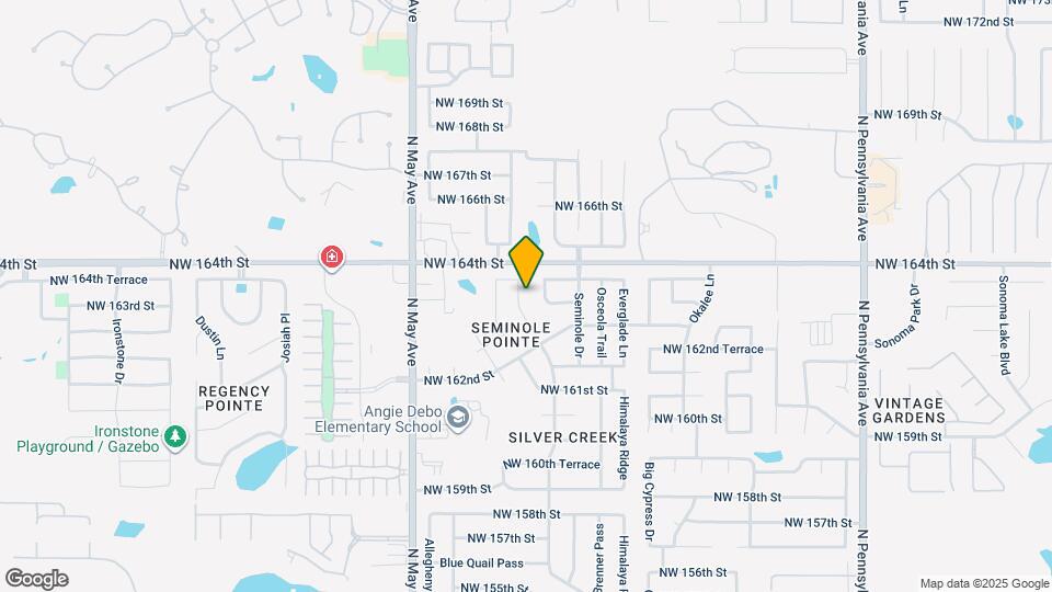 16416 Oconee Creek Dr Mapa y Detalles de la Ubicación