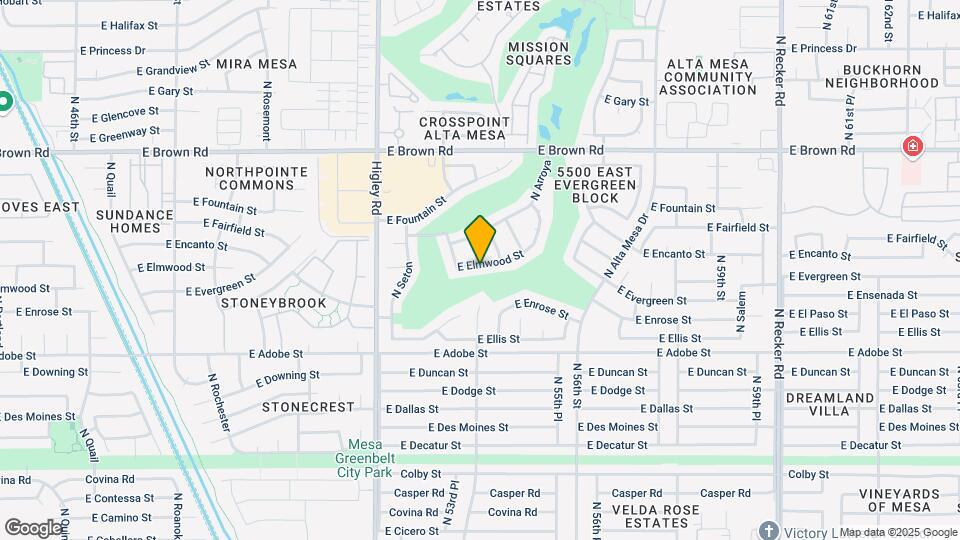 5359 E Elmwood St Map and Location Details