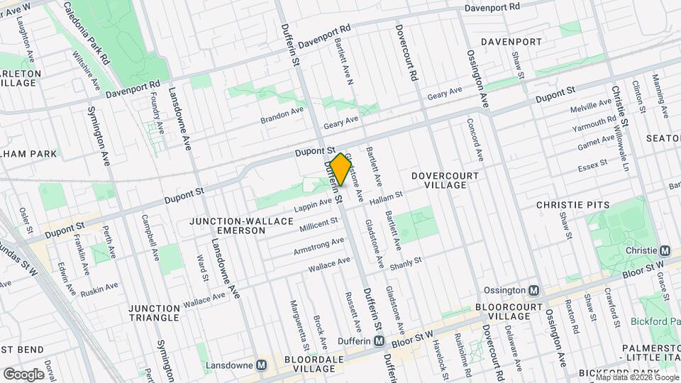 1255 Dufferin St Map and Location Details