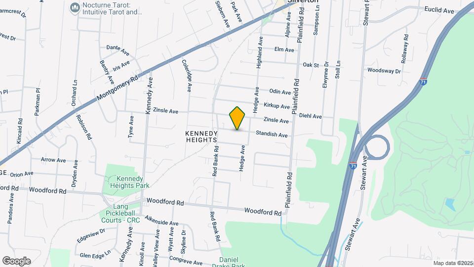 3839 Standish Ave Map and Location Details