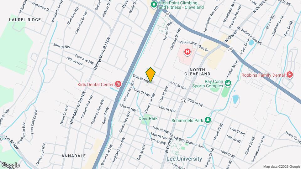 541 20th St NW Map and Location Details