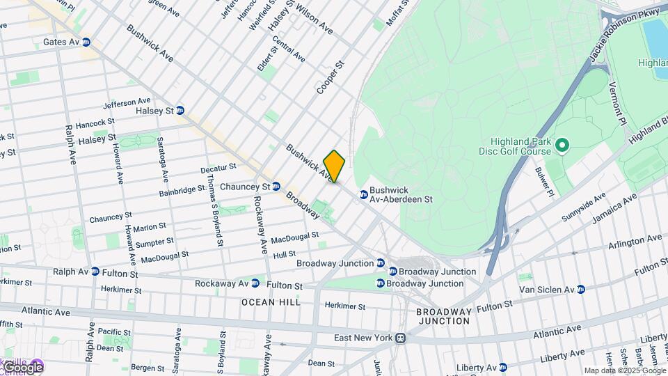 1498 Bushwick Ave Map and Location Details