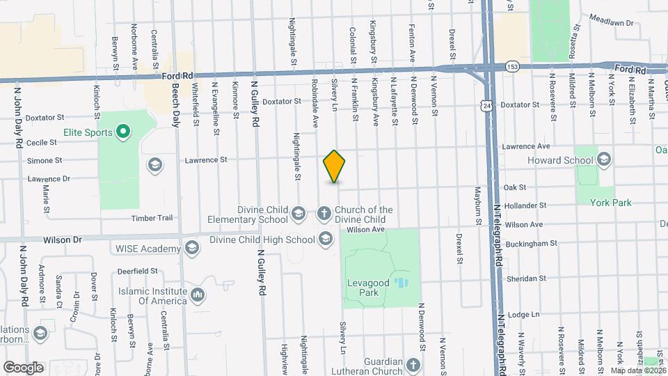 1501 Silvery Ln Map and Location Details