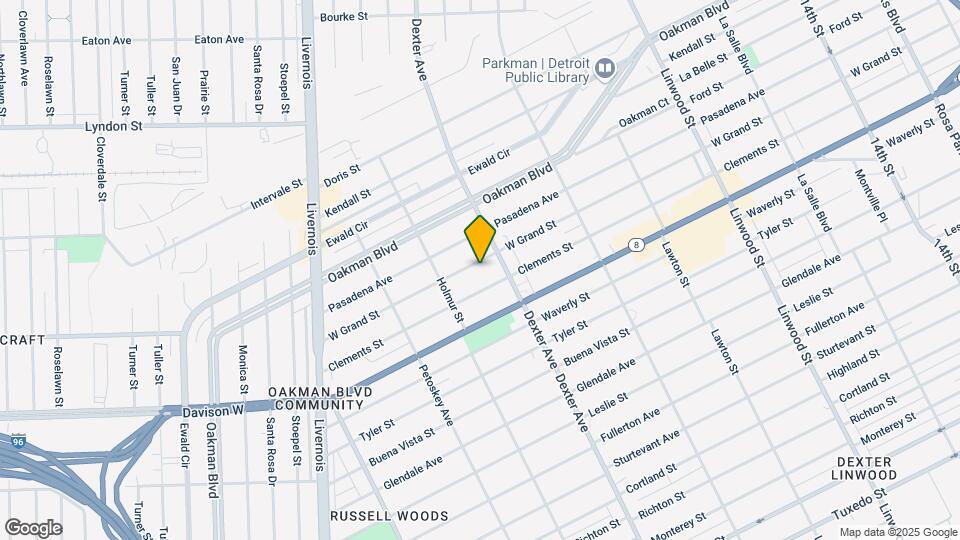 3743 W Grand St Map and Location Details