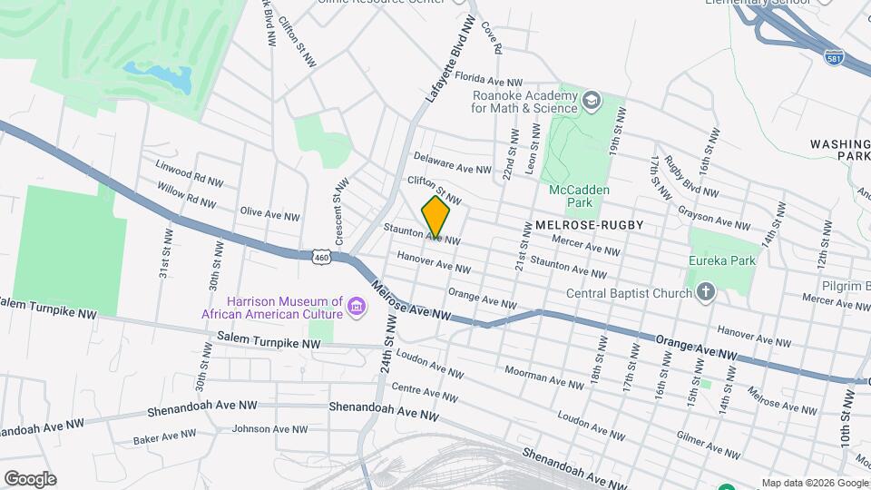 2324 Staunton Ave NW Map and Location Details