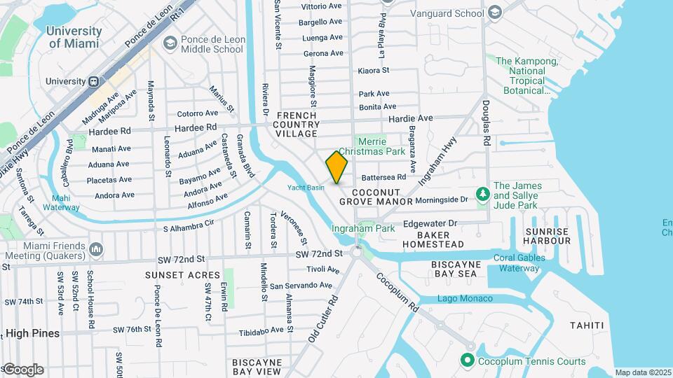 6612 San Vicente St Map and Location Details