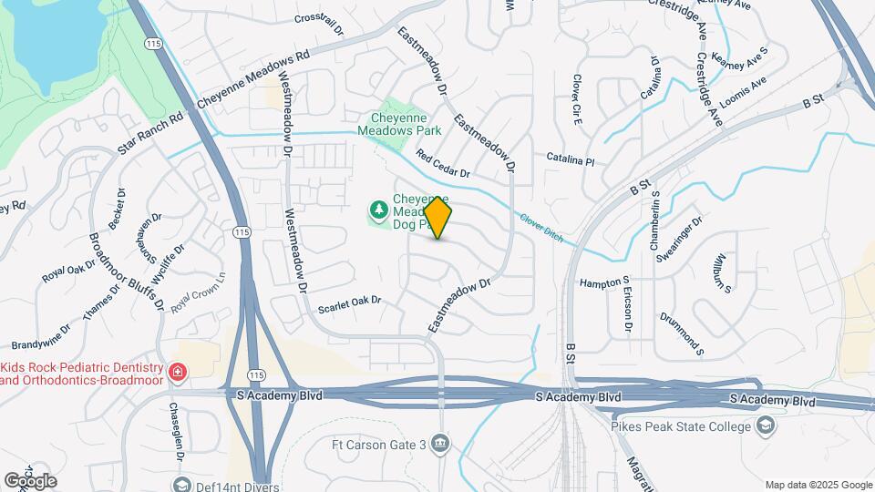 1345 Coolcrest Dr Map and Location Details