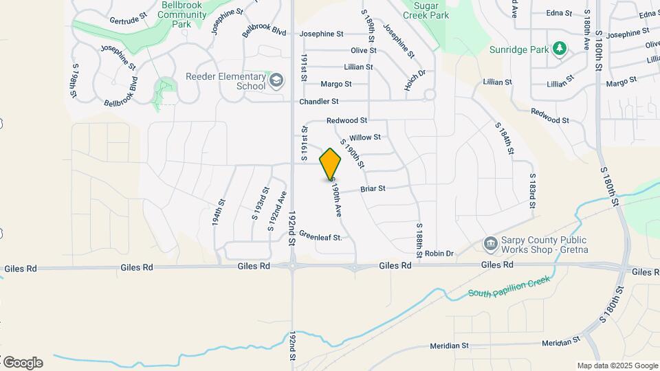 7918 S 190th Ave Map and Location Details