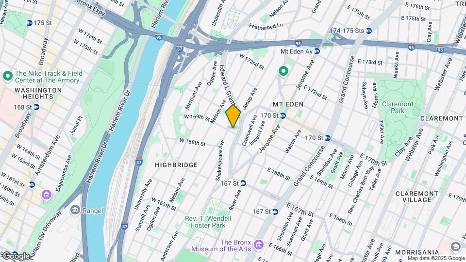 67 W 169th St Map and Location Details