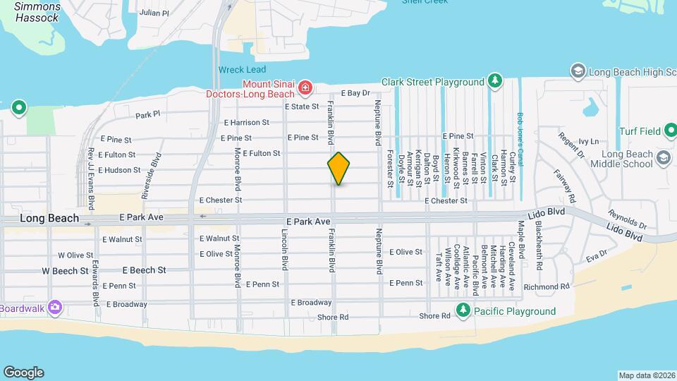 462 Franklin Blvd Map and Location Details