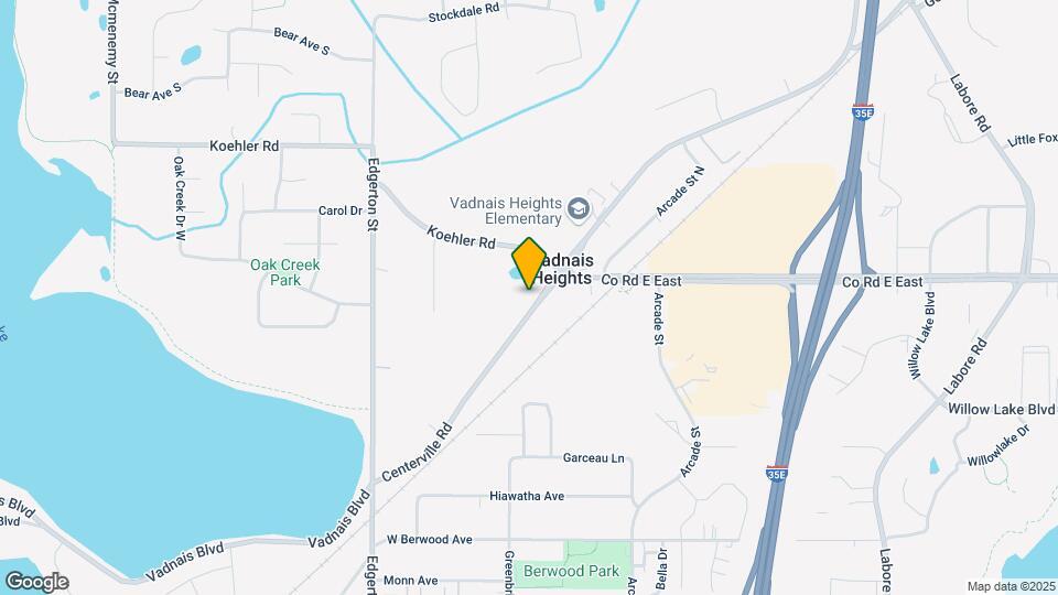 3599 Centerville Rd Map and Location Details