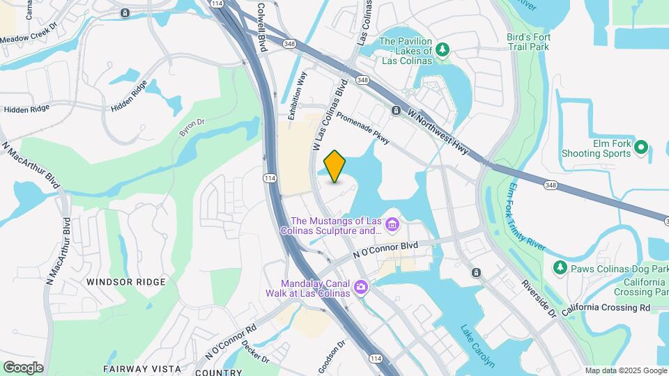 301 W Las Colinas Blvd. Map and Location Details