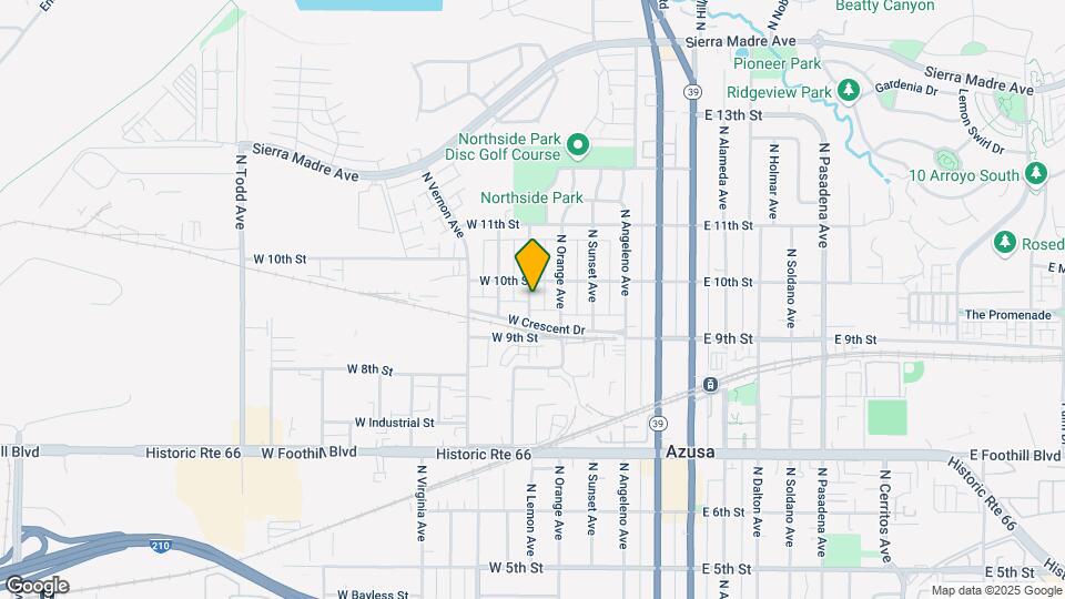 928 N Enid Ave Map and Location Details