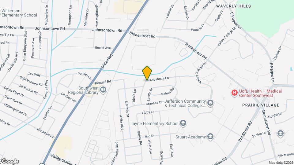 4816 Andalusia Ln Map and Location Details