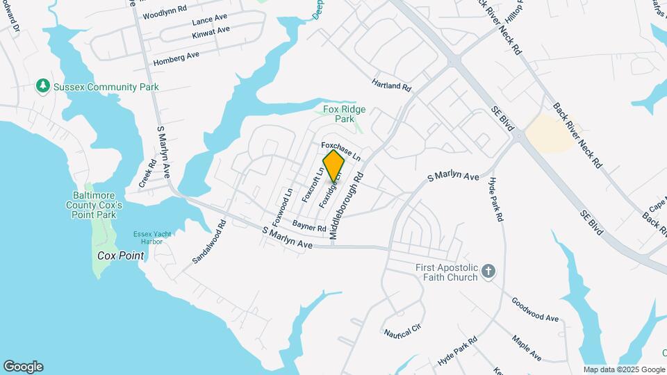 1001 Foxridge Ln Map and Location Details