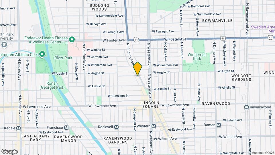 4936 N Lincoln Ave Mapa y Detalles de la Ubicación