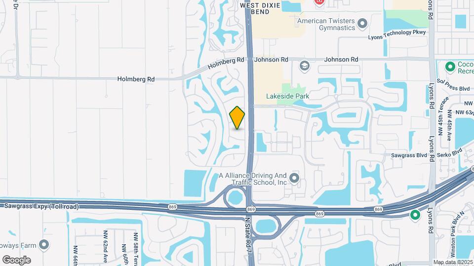 5720 NW 61st Pl Map and Location Details