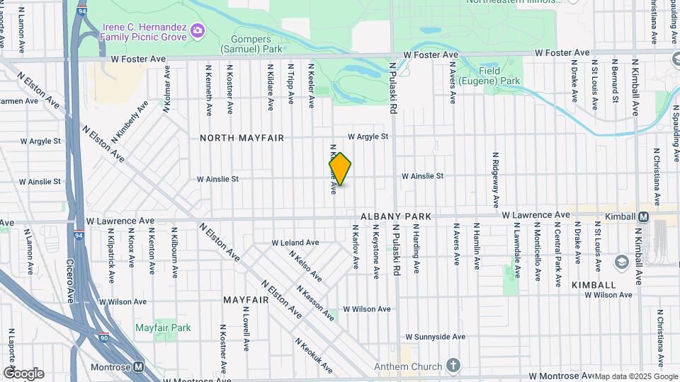 4839 N Kedvale Ave Mapa y Detalles de la Ubicación