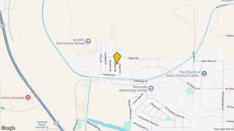 1826 Amber Dr Map and Location Details