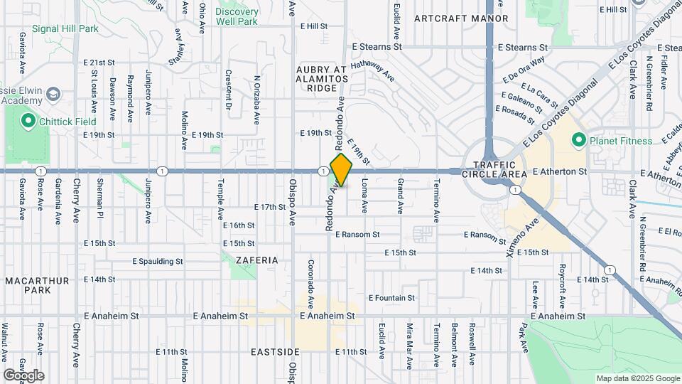 1750-1754 Redondo Ave Map and Location Details