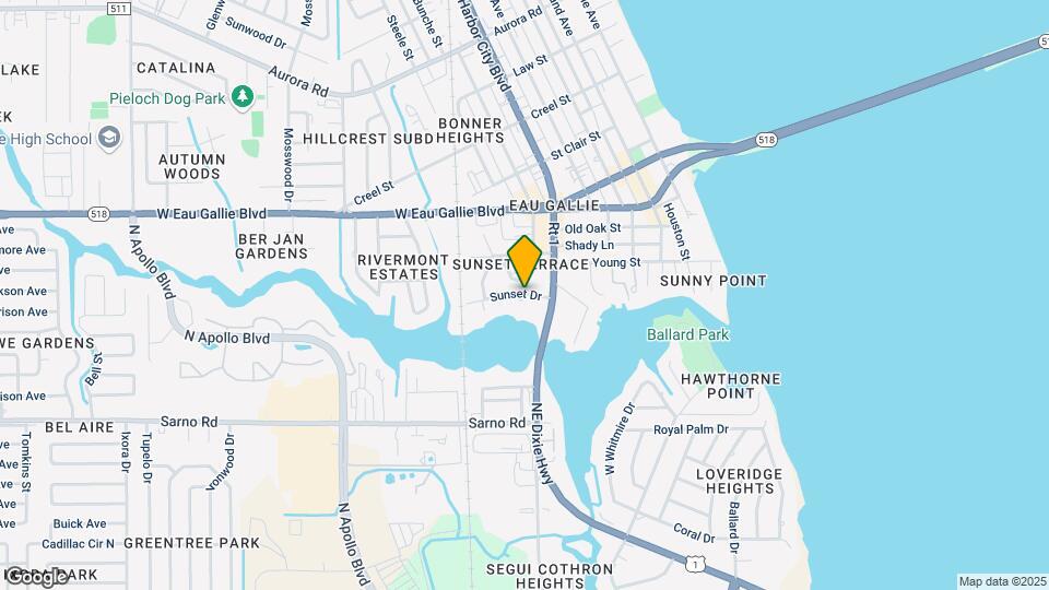808 Sunset Dr Map and Location Details